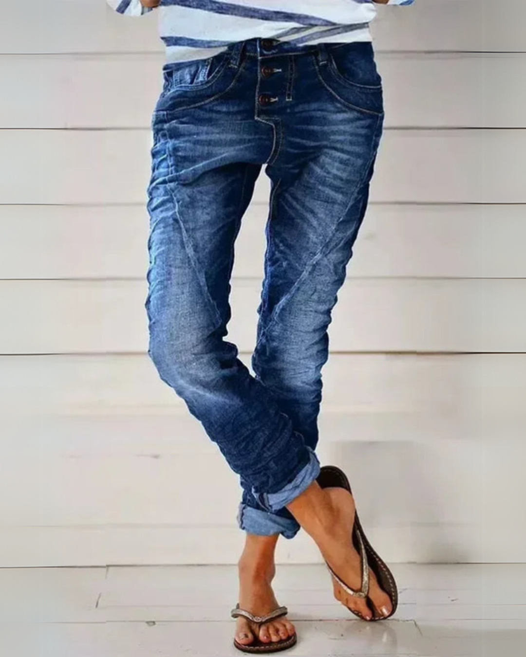 Charlotte™ Pantalon Slim Fit Stretch