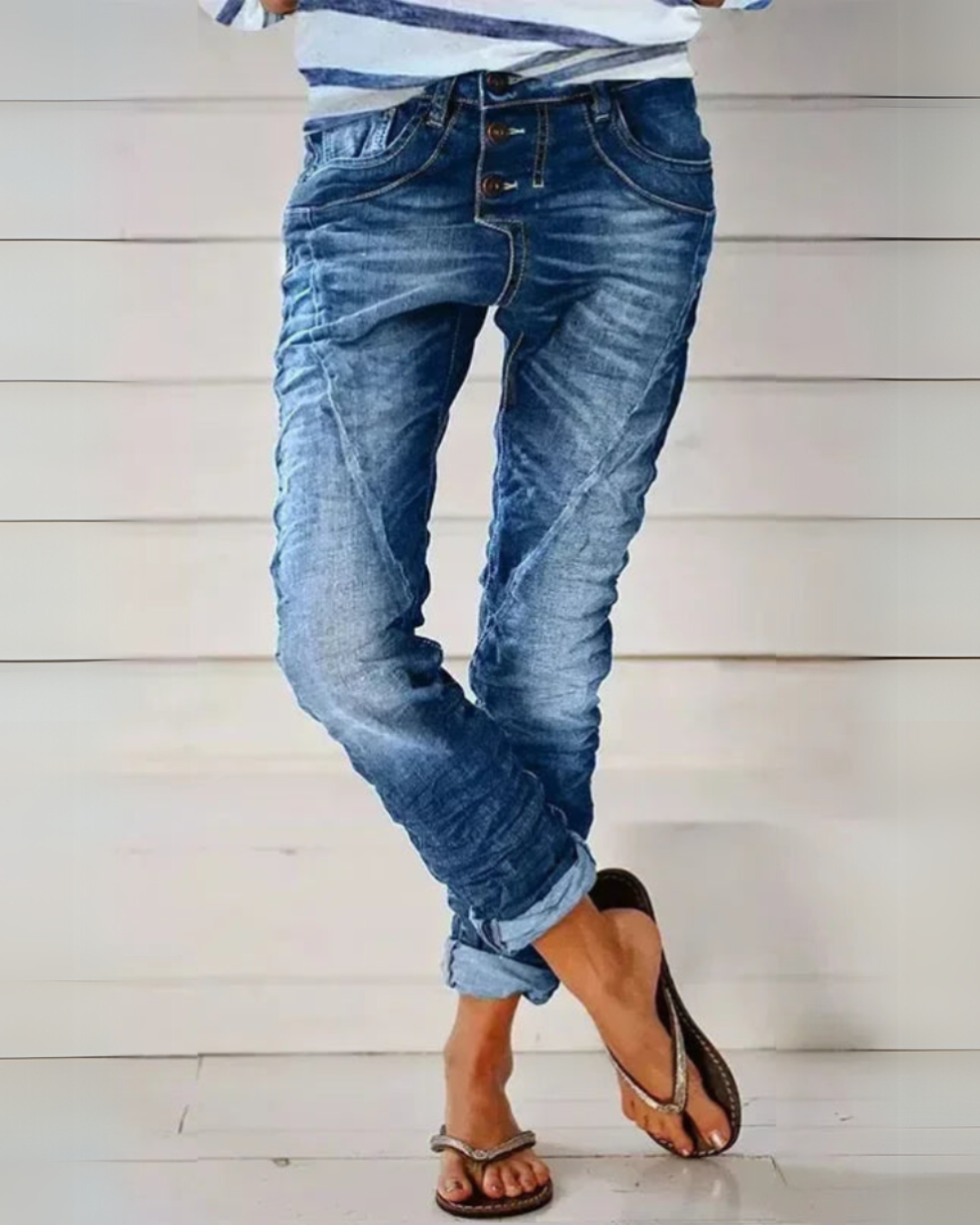 Charlotte™ Pantalon Slim Fit Stretch