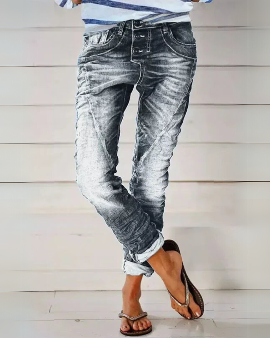 Charlotte™ Pantalon Slim Fit Stretch