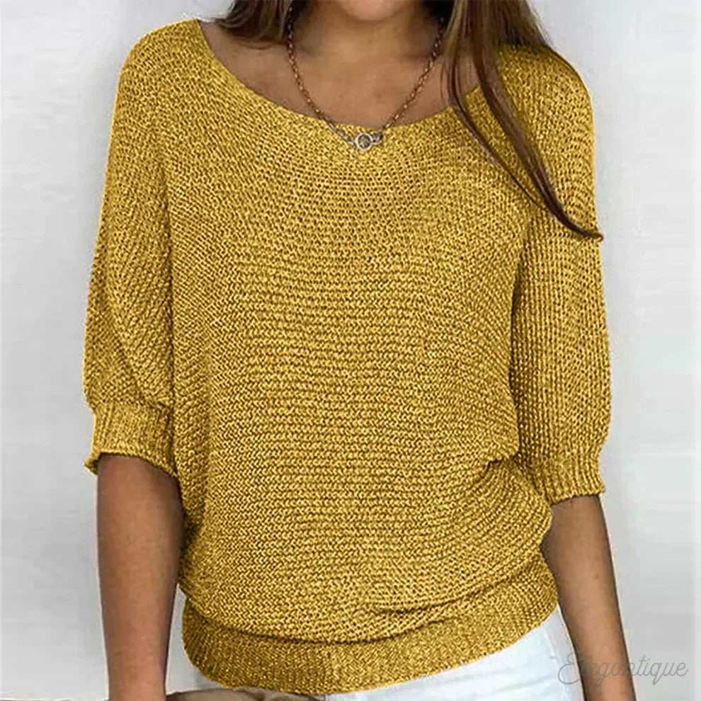 Luigia - Pull en tricot élégant