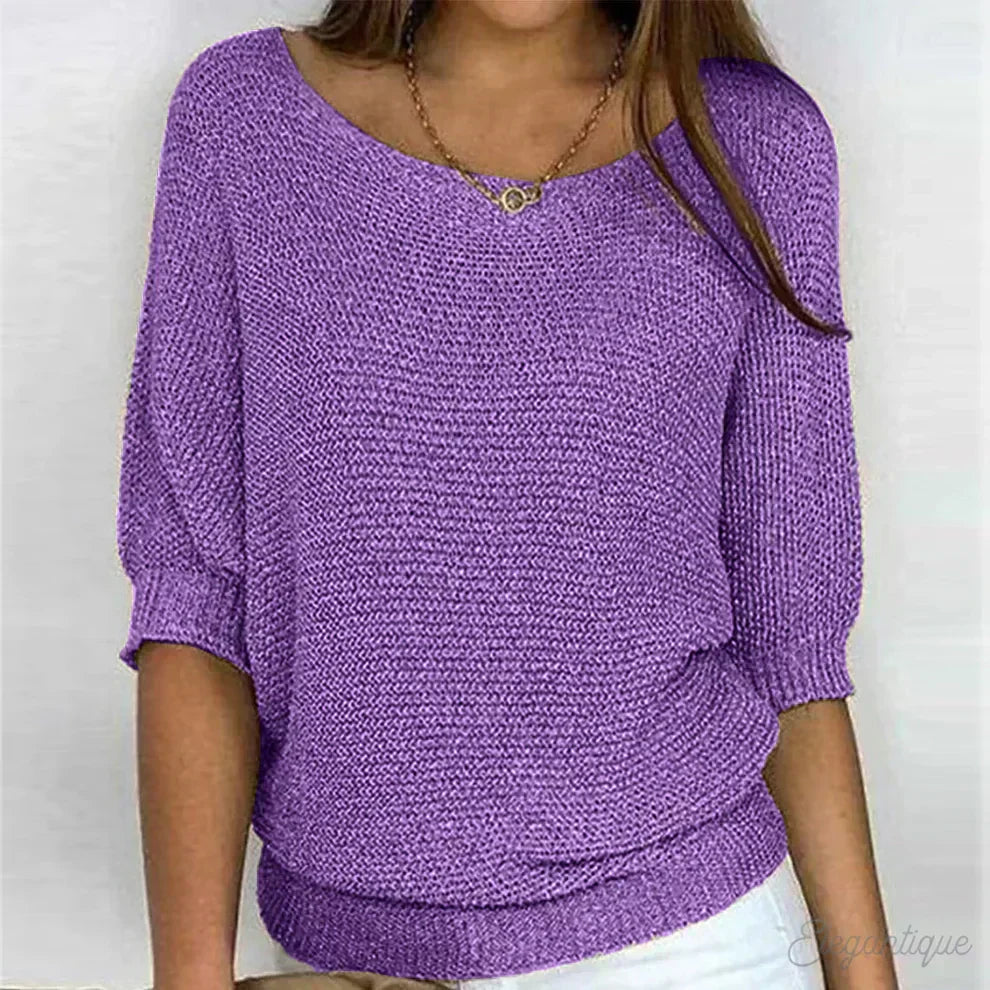 Luigia - Pull en tricot élégant