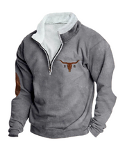 Pull Vintage avec Fermeture Éclair