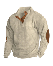 Pull vintage avec fermeture éclair