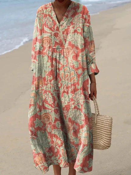 Elin | Robe Vintage à Fleurs